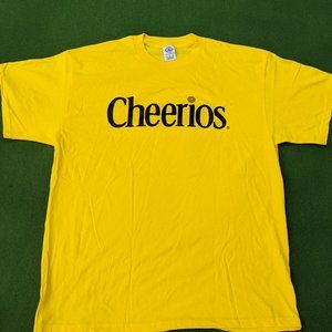 Cheerios Cereal Yellow Logo Tee XL